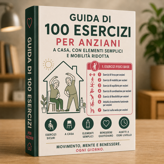 🏡 Guida Movimento Senior™ - 100 Esercizi per Anziani da Fare a Casa